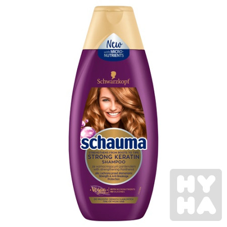 detail Schauma šampón 400ml Strong keratin