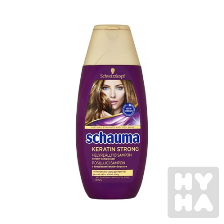 detail Schauma šampón 250ml Keratin strong