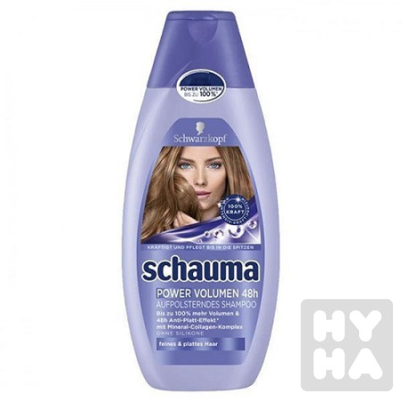 detail Schauma šampón 250ml Power volumen