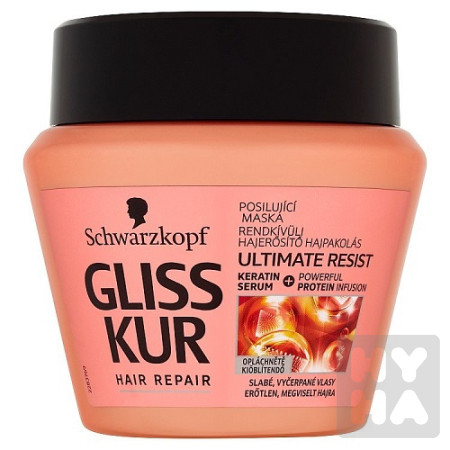 detail Gliss Kur maska na vlasy 300ml Ultimate resist