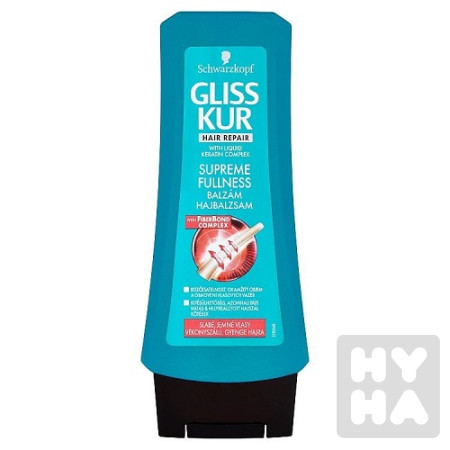 detail Gliss Kur balzám na vlasy 200ml Supreme fullness