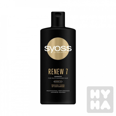 detail Syoss šampón 440ml Renew 7