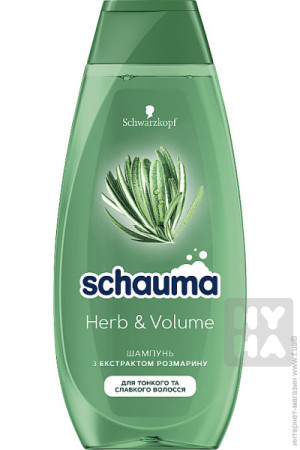 detail Schauma šampon 400ml Herbs a volume