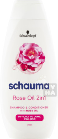detail Schauma sampon 400ml Rose oil 2in1