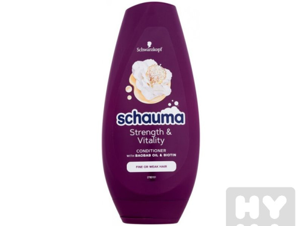 detail Schauma 250 ml condi. strength a vitality