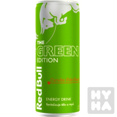 detail Redbull 250ml Green