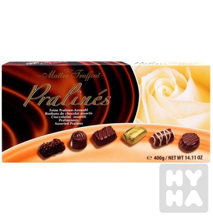 detail Maitre Truffout 400g Pralines