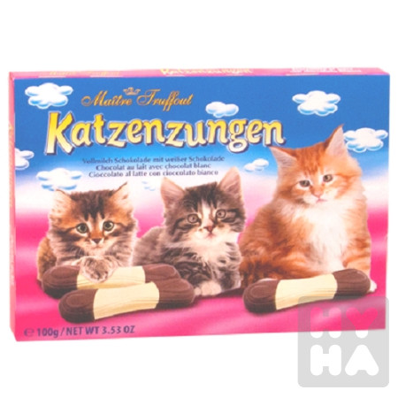 detail Maitre Truffout 100g Katzenzungen (červená)