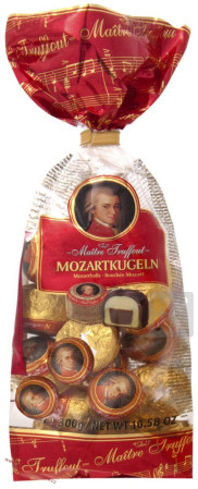 detail Maitre Truffout 300g Mozartovy koule sáček