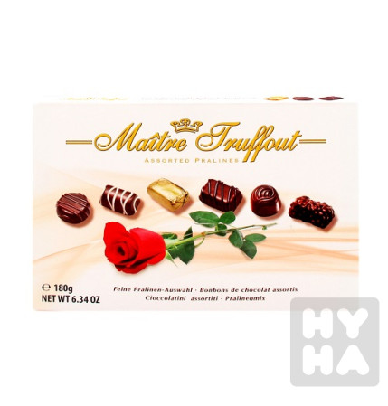 detail Maitre Truffout 180g Bonboniéra růže