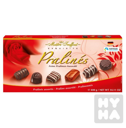 detail Maitre Truffout 400g Pralines červená