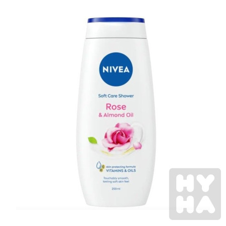 detail Nivea sprchový gel 250ml Care a roses