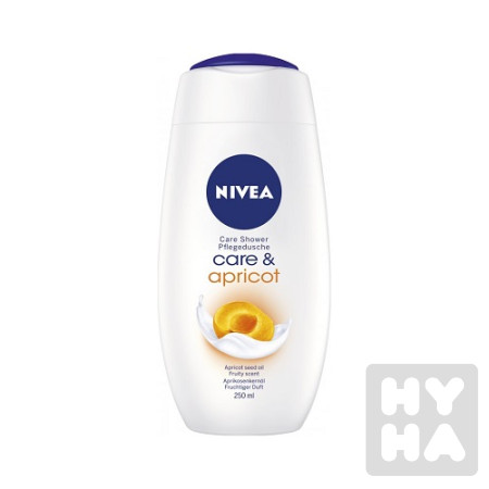 detail Nivea sprchový gel 250ml Care & Apricot