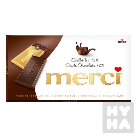 detail Merci 100g Hořká čokoláda 72%