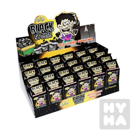 detail Black stone bubble gum 20g/24ks