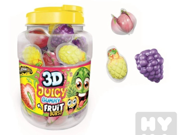 detail JB 3D Juicy gummy Fruit 18gx60