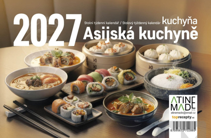 detail Velký kalendář 2027 Asijská kuchyně 10ks