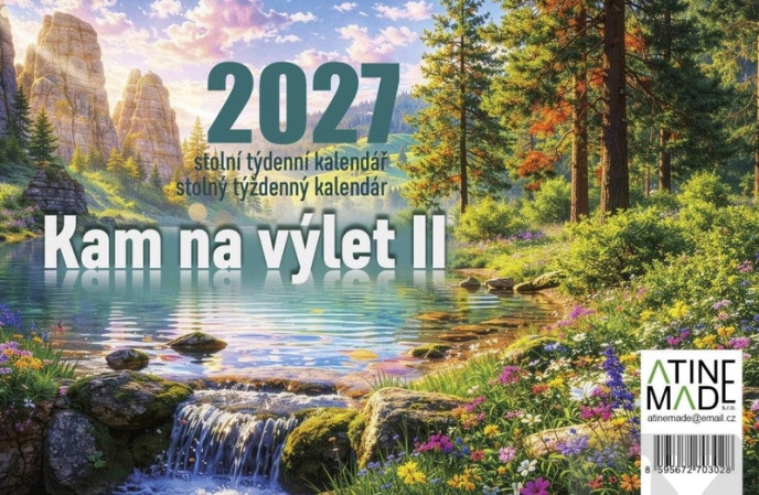 detail Velký kalendář 2027 Kam na výlet II 10ks/ Lich to