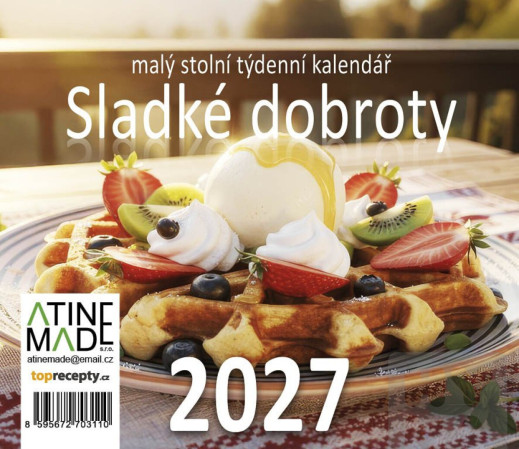 detail Malý kalendář 2027 Sladké dorbroty 10ks/ Lich bé