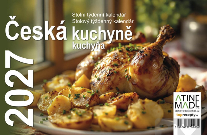 detail Velký kalendář 2027 Česká kuchyně