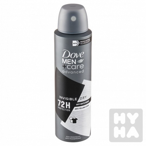 Dove deodorant 150ml 72h ati white a yellow