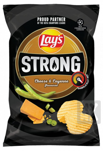 Lays Strong 55g Cheese,jalapeno