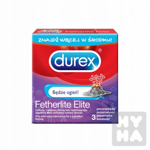 Durex 3ks Fetherlite Elite