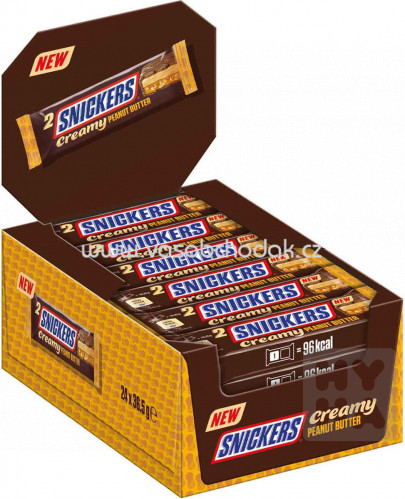 Snickers creamy peanut 24x36,5g