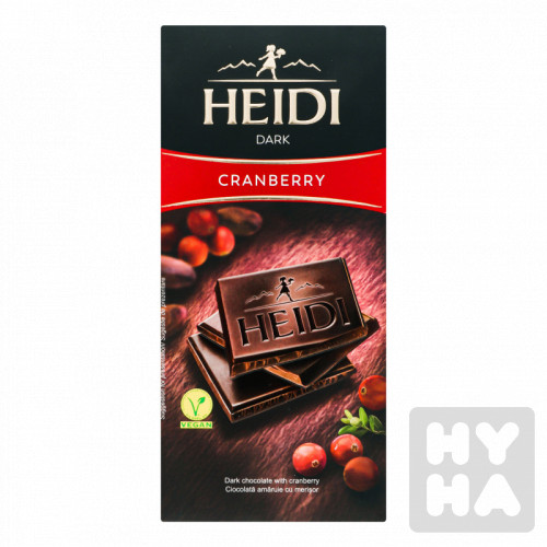 Heidi dark 80g Cranberry