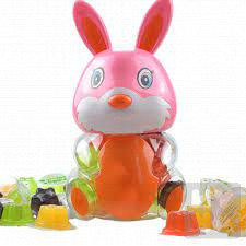 Jelly cup 13g/100ks pink rabbit