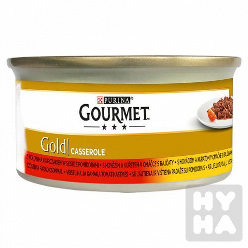 Gourmet 85g gold hovezi a kuretem