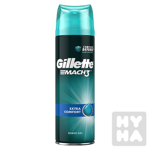 Gillette mach3 200ml gel Extra comfort