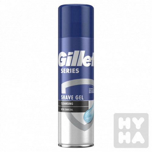Gillette 200ml gel cleansing with charcoal