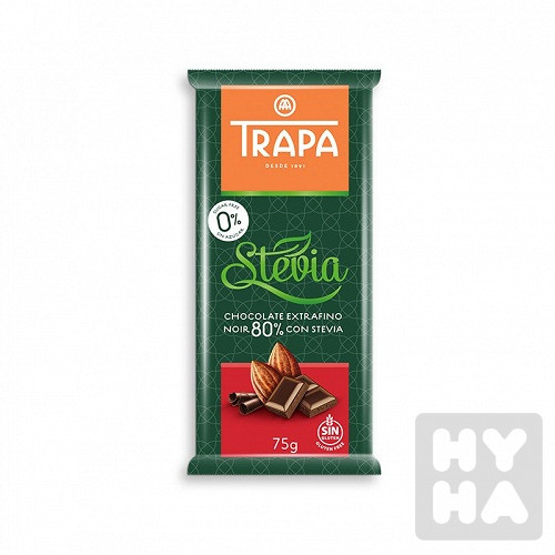 stevia 75g hořká čokoláda 80%