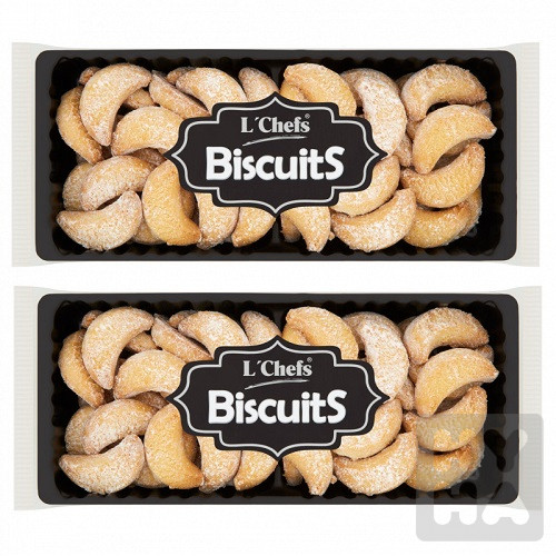 LChefs Biscuits 200g Rohlicky s cukrovym posypem