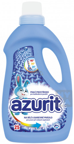 Azurit 1L tekuté prací gel bílé a barevné