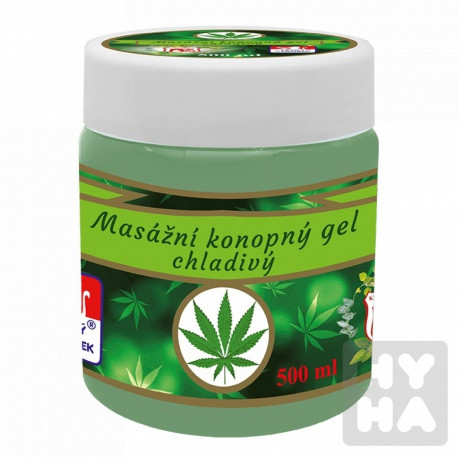Konopný gel cannabis 500ml chladivý