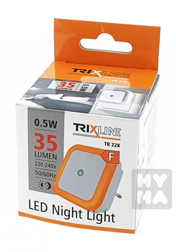 Trixline 227Led sensor night 0,5W RL 025 orange