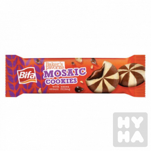 BIfa mosaic cookies s kakao cream 24x60g dvoubarevne