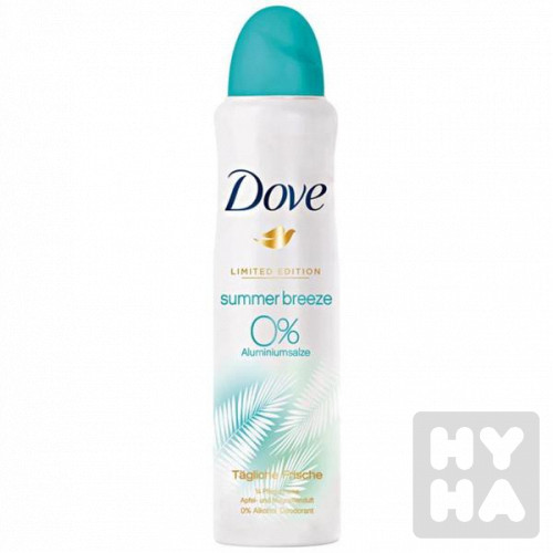 Dove deodorant 150ml summerbreeze