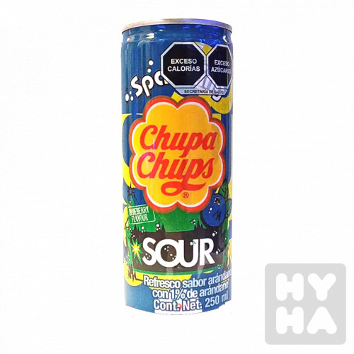Chupa chups 250ml Sour Blueberry