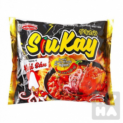 Siukay noodles seafood 127g/24ks
