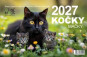 náhled Velký kalendář 2027 Kočky 10ks/Lich to