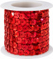 náhled Dekorace řetěz flitry 0,5x300cm red