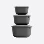 náhled dunya snaplid line square 3psc set 600/1100/1800ml