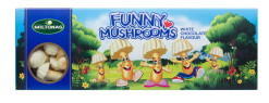 Funny Mushroom 60g hříbečky z bílé čokolády