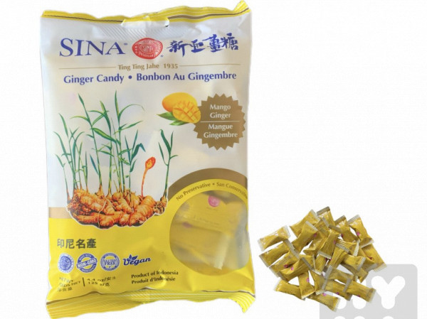 detail Sina ginger sacek 125g mango keo gung