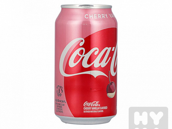 detail Coca cola 355ml Cherry vanilla