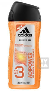 ADIDAS spr.gel 250ml Adipower maximum