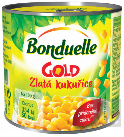 detail Bonduelle 212ml Gold Zlatá kukuřice
